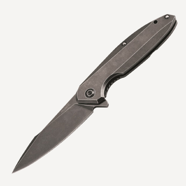 Нож складной RUiKE P128-SB (Сталь_14C28N_Blackwash)